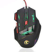Best Price Professional 7 Buttons 5500DPI USB Optical Wired Gaming Mouse Mice For PC Laptop 2024 - buy cheap