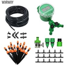 Drip irrigation system watering DIY 2-way Automatic irrigation system Gardening tool kit timer watering greenhouse 1set 2024 - buy cheap