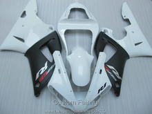 Vendendo top carenagem kit carroçaria para Yamaha YZFR1 00 01 branco carenagens pretas definir R1 YZF 2000 2001 LK34 2024 - compre barato