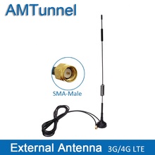 Antena macho sma 4g, antena 3g wcdma, antena lte 12dbi 700-2700mhz para huawei 4g, roteador wi-fi e modem 2024 - compre barato