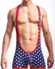 Bóxer de algodón elástico con bandera americana para hombre, ropa interior Sexy Gay, pantalones cortos, moda de verano, 2017 2024 - compra barato