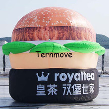 custom inflatable bread replica inflatable hamburger replica for advertising hamburger balloons model big inflatable food model 2024 - buy cheap