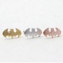 1Pair Cute Bat Stud Earrings Lovely Copper Studs Earings Jewelry For Kids Women Gift 2024 - buy cheap
