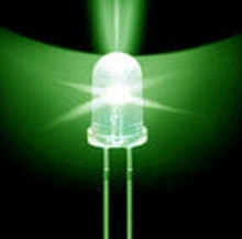 100 шт прозрачный Круглый 5 мм супер яркий водочистый зеленый светильник светодиодный светодиод F5mm 2024 - купить недорого