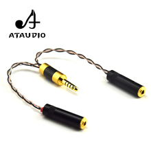 ATAUDIO Hifi 4.4mm to Dual 3.5mm Female for Sony WM1A/1Z PHA-1A/2A Z1R 2024 - buy cheap