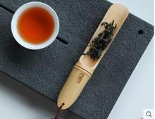Colher de chá de bambu, acessório de chá, colher de chá de bambu original, cerimônia de chá 2024 - compre barato
