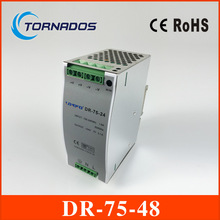 (DR-75-48) Two years warranty 48v 1.6a din rail power supply 75w 48V DIN Rail power supply 2024 - buy cheap