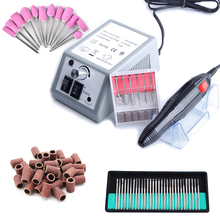 Electric Nail Drill Machine for Manicure Nail Art File Nail Drill Bit Tool Set Ceramic Milling Cutter Apparatus Pedicure Cutters 2024 - buy cheap