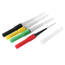 4pcs 0.7mm Piercing Probes Kit Multimeter Pen Probe Mini Wire Piercer Car Repair Test Line Probe Tool 2024 - buy cheap