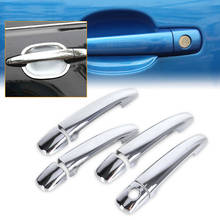 DWCX Car-styling ABS Plastic Chrome Door Handle Cover Trim For Peugeot 207 308 for Citroen C4 C6 2008 2009 2010 2024 - buy cheap