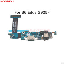 Usb-разъем для зарядки док-станции Разъем для порта зарядки разъем гибкий кабель для Samsung Galaxy S6 Edge G925F SM-G925F 2024 - купить недорого
