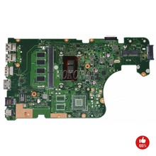 Nokotion placa-mãe para laptop asus x555ua x555uf x555uf x555uq, 4g, intel embutido, cpu de 2.5ghz 2024 - compre barato