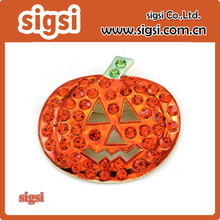 High quality Halloween rhinestone pumpkin face pendant 2024 - buy cheap