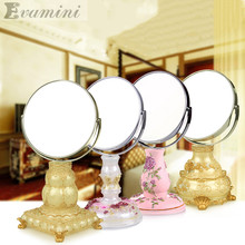 6 inch makeup mirror desktop dressing table mirror oversized princess double sided mirror magnifying glass beauty mirror vanity 2024 - buy cheap