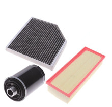 Filtro de ar + filtro de óleo + filtro da cabine 0606j115561b para audi a4 a5 q5 2012-2015 2024 - compre barato