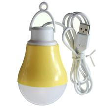 USB LED Bulb light  PVC Environmental lamp 5V 7W Portable LED bulbs USB lamps For Hiking Camping Travel Outdoor lighting 2024 - buy cheap