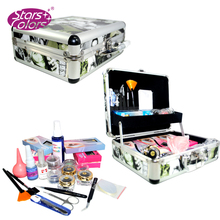 StarsColor Professional Portable Delure Beauty Grafting Eyelash Extension Kit False Lashes Makeup Set with Silver Box Case 2024 - buy cheap