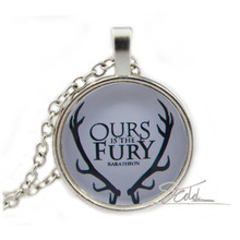 New Game of Thrones Ours is the Fury Baratheon Sigil Bronze Silver Glass Pendant With Chain Art Pendant Glass Cabochon necklace 2024 - buy cheap