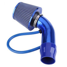 Car Styling Air Intake Kit Blue Pipe Diameter 3" +Cold Air Intake Filter+ Clamp+ Accessories Bell Air Filter Cooling Admission 2024 - buy cheap
