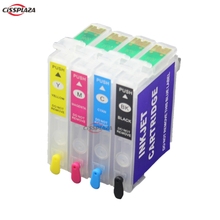 CISSPLAZA T1281-t1284 128xl Refill ink Cartridges compatible for Epson SX120 SX130 SX125 S22 SX420W SX425W Office BX305F BX305F 2024 - buy cheap