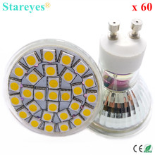 Free Shipping 60 pcs SMD 5050 29 LED 6W GU10 E27 E14 AC110 or AC220V LED Spotlight bulb LED downlight lamp droplight light 2024 - buy cheap