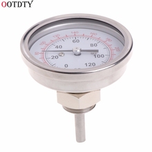 1/2" Stainless Steel Dial Thermometer For a Moonshine Still Condenser Or Brew Pot Temperature Tester Tools 2024 - buy cheap