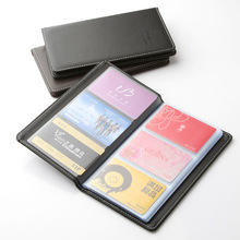 Large Capacity Senior PU Name card holder, Card package Business Card Holder Card Book 2024 - buy cheap