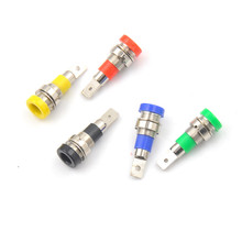 5Pcs/set Brass 4mm Banana Plugs Female 30-60VDC Jack Socket Plug Wire Connector Wholesale 2024 - buy cheap