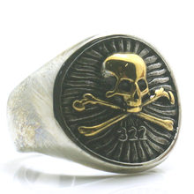 Mens Boys 316L Stainless Steel Cool 322  Pirate Skull Newest Ring 2024 - buy cheap