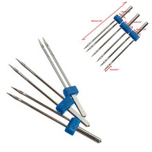 3Pcs Double twin Needles Sewing Needles Pins Steel sewing machine needle  knitting needles Needlework 2024 - buy cheap