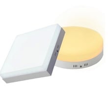 Luz LED descendente redonda montada en superficie de luz LED empotrable de techo blanco cálido/blanco Natural/blanco frío AC85-265V LED interior + controlador LED 2024 - compra barato
