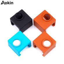 3PCS Mix Color Aokin 3D Printer Heater Block Silicone Socks Cover for E3D V6 Extruder Hotend 2024 - buy cheap