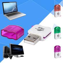 Топ продаж Новый красный кард-ридер высокоскоростной мини USB 2,0 Micro SD TF T-Flash кард-ридер адаптер 2024 - купить недорого