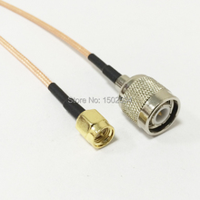 WIFI extension cable SMA male switch TNC male plug adapter RG316 15cm 6" wholesale fast ship 2024 - buy cheap