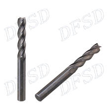 4 x 17mm Premium Carbide CNC 4 Flute Spiral Bit End Mill Cutter Pack of 5 2024 - buy cheap