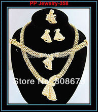 High Quality!!Bow Tie With Crystals Gold Color Luxury Jewelry Sets For Women,Party Dress Jewelry Set!! 2024 - buy cheap