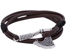 1pcs Viking Rune Norse Celtics Hammer Bracelet Leather Wrap  Wristband Bangle For Men Handmade Punk Amulet Talisman Jewelry Gift 2024 - buy cheap