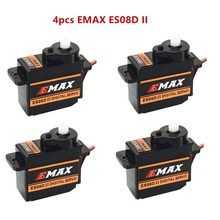 4 pcs/lot EMAX ES08DII  9g Plastic Digital Micro Servo for RC Helicopter Airplane Quadcopter Robot 2024 - buy cheap