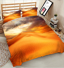 Комплект постельного белья с 3D рисунком, двойной комплект постельного белья с двуспальной кроватью, с пододеяльником, наволочкой, Калифорния, Кинг-дизайн 2024 - купить недорого