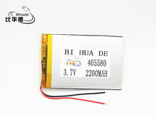 Li-Po 3.7V 2200mAh 405580 Lithium Polymer Li-Po li ion Rechargeable Battery cells For Mp3 MP4 MP5 GPS 2024 - buy cheap