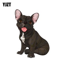 YJZT-pegatina de PVC para coche, 12,5 CM x 16,5 CM, un perro encantador, 12-30024 2024 - compra barato