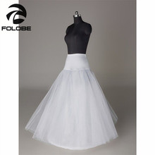 Женская модель, белые свадебные аксессуары, обтягивающая юбка-трапеция с одним обручем, свадебное платье, подъюбник/кринолин/Нижняя юбка 2024 - купить недорого