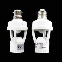 B22 E27 110V 240V PIR Induction Infrared Motion Sensor LED lamp Base Holder + light Control Switch Socket Adapter For led Bulb 2024 - buy cheap