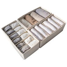 Hoomall 1PC Drawer Closet Organizers Boxes For Underwear Bra Home Storage Non-woven Scarfs Socks Bra Organizer Storage Box 2024 - buy cheap