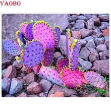 diy 5d Diamond Painting Tropical plant cactus Full Square Round Diamond Embroidery Cross Stitch Diamond Mosaic Rhinestones 2024 - buy cheap