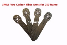 3mm Carbon Fiber Arms For 250mm FPV Quadcopter Replacement QAV250 ZMR250 2024 - buy cheap