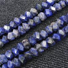 11x15mm Natural Near Rectangle Cuboid Faceted Blue Sodalite Beads For Jewelry Making Beads Bracelets 15'' DIY Beads Trinket 2024 - buy cheap