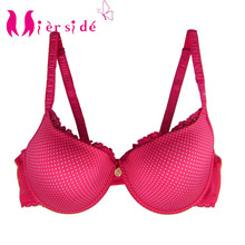 Mierside Lady Bra With Beautiful Lace Trim Bra Blue / Red / Leopard 3 colors 3/4 Cup Bra  B/C 32-36 2024 - buy cheap