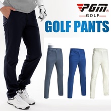 Зимние мужские брюки Pgm с мячом для гольфа, плюшевые теплые спортивные брюки для мужчин, Длинные тянущиеся прямые брюки, одежда D0976 2024 - купить недорого