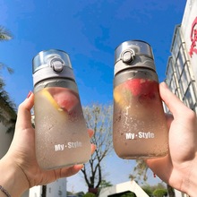 450ml Creative Leak Proof Plastic Water Bottle Portable BPA Free Drink Bottle Cute Kids Drinking Bottles 2024 - buy cheap